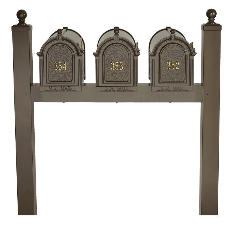 Whitehall Products Triple Mailbox Post Wayfair